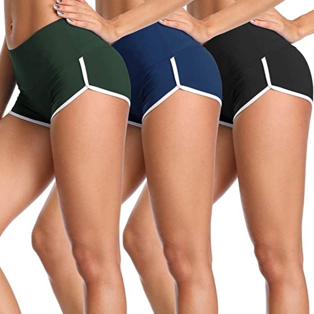 Bundle 3-Cadmus Women's Workout Yoga Gym Shorts